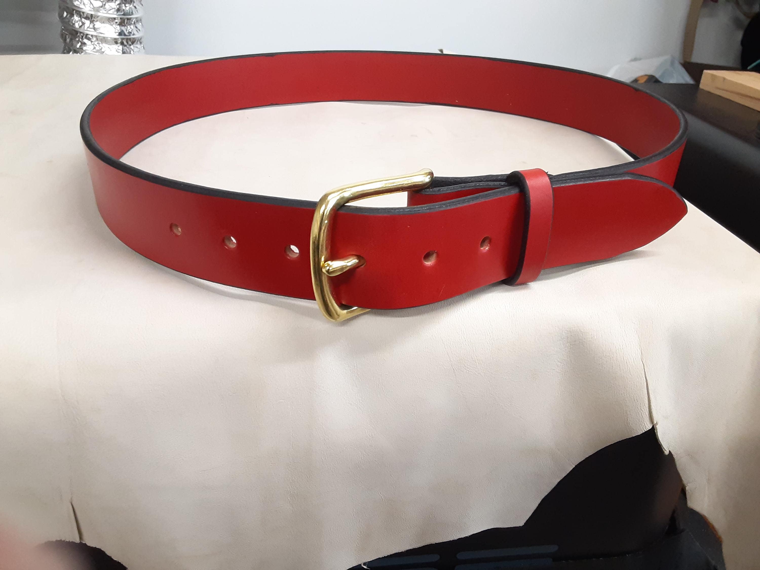 Stylish Women\'s Belt Set - Red, Brown, White Basic skinny belt set (RED AND BROWN SET) – Bloombellamoda main image 4