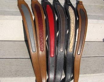 Cobra-head Leather Shoulder Strap
