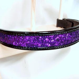Dark Purple Sparkle / Glitter / Bling Browband, Cavesson, or Breast Strap