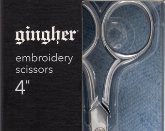 Gingher 4” Embroidery Scissors