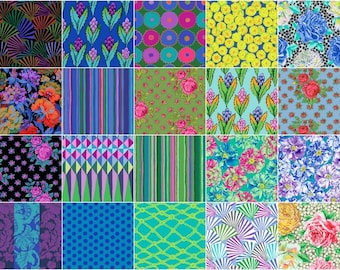 Kaffe Fasset Collective - February 2026 Cool Colorway 2 1/2" Strips Design Roll