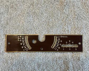 Singer 401 Stitch Selector Face Plate