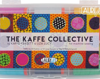 Aurifil The Kaffe Collective Thread Kaffe Fassett & Liza Lucy 50wt 12 Lg Spools