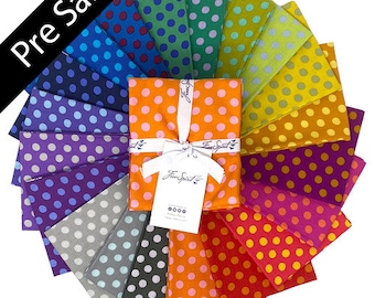 NOW IN STOCK! Kaffe Fassett Prism Spot Collection 20 Fat Quarters 18" x 21".