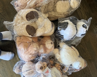 8 Embroider Buddy plush toys embroidery blanks - all new