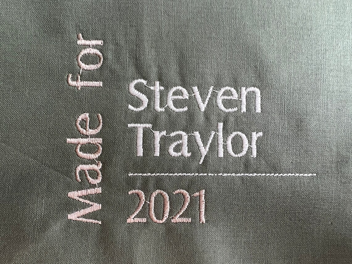 Custom Embroidered Quilt Labels Etsy