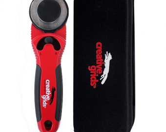 Creative Grids 45mm Rotary Cutter with Case and 10 extra blades