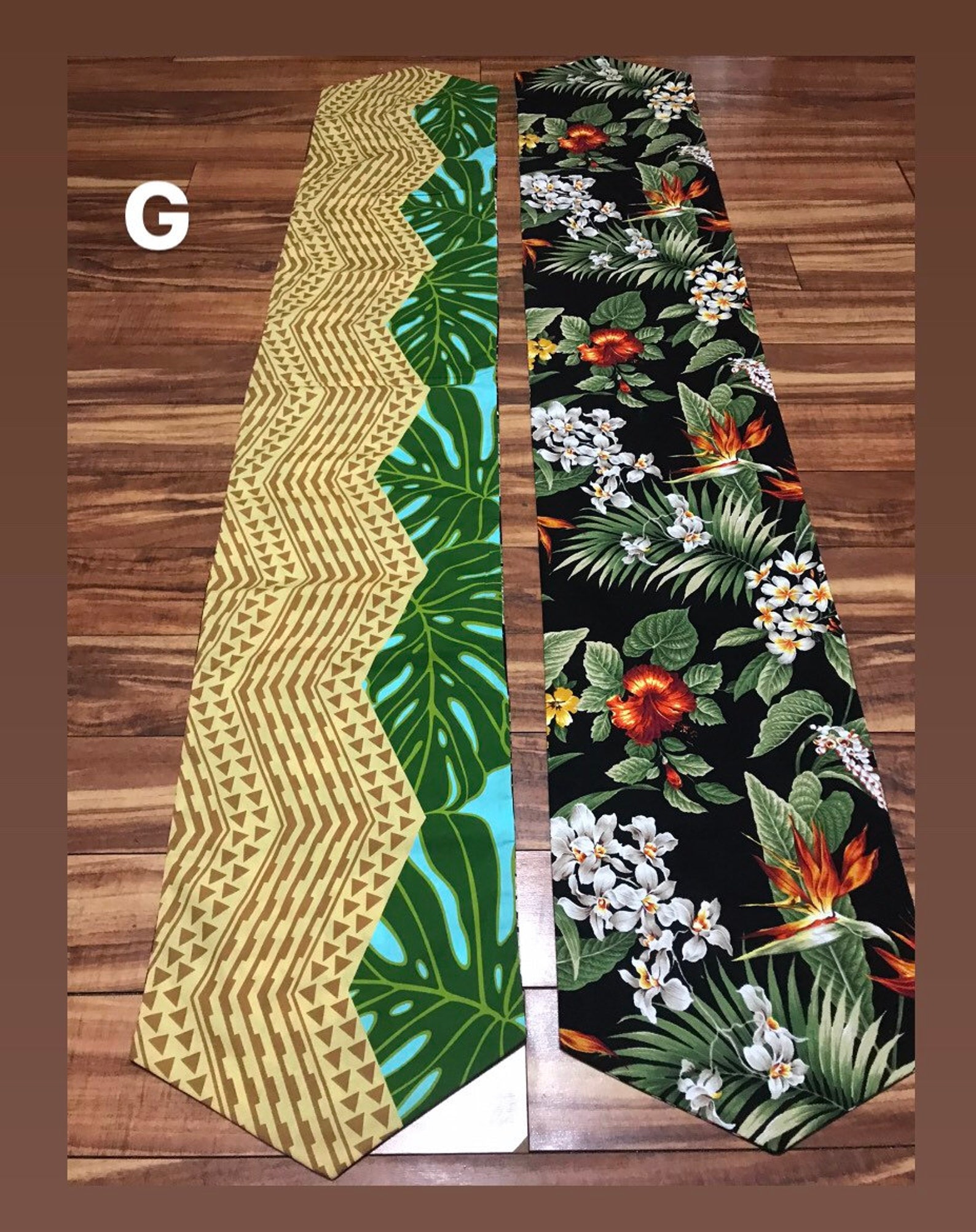 Hawaiian Printed Fabric 6ft Table Runner Etsy