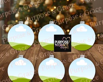 Dra-och-släpp-mockupmall för ornament