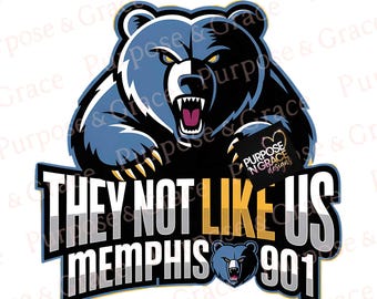Memphis 901 PNG: Memphis Day Design (Digital Download)