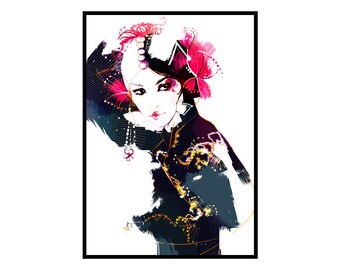 geisha art etsy