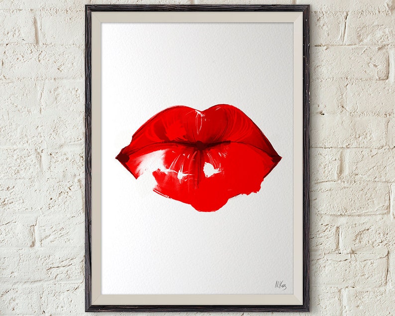 Fashion Art Print / Fashion Wall Art / Fashion Illustration / Etsy