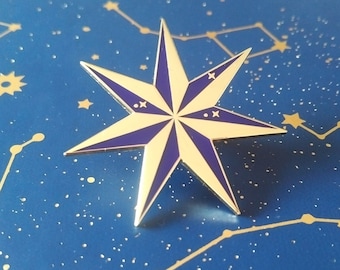 Seven-Pointed Star Pin