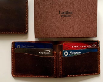 Personalized Wallet for Men, Christmas Gift, Leather Wallet, Anniversary Gift for Men, Engraved Wallet, Custom Wallet, Boyfriend Gifts