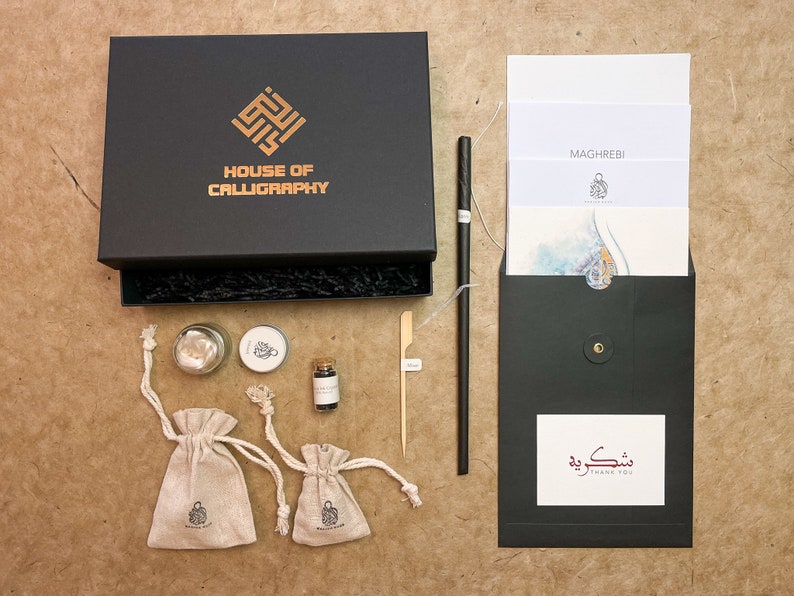 Maghrebi Script Arabic Calligraphy Starter Kit Etsy