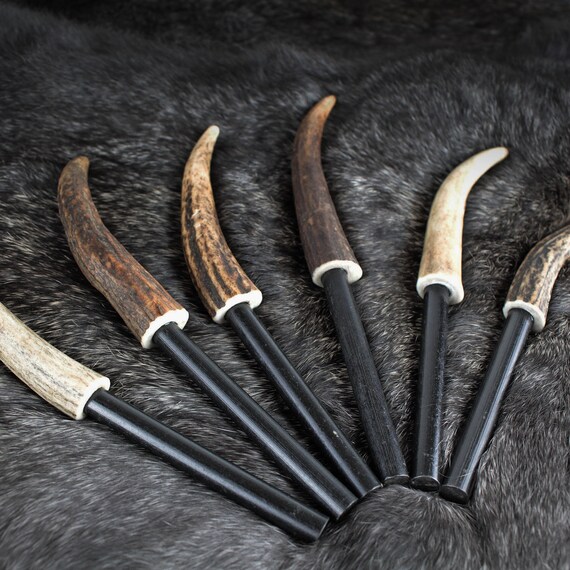 EDC XL SURVIVAL FIRE STEEL PREMIUM DEER ANTLER FERRO ROD 8mmX140mm FIRE KIT