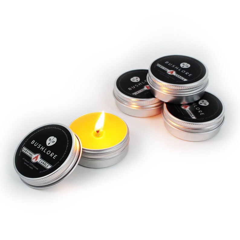 Beeswax Survival Candle Nano All Natural Bushcraft Etsy