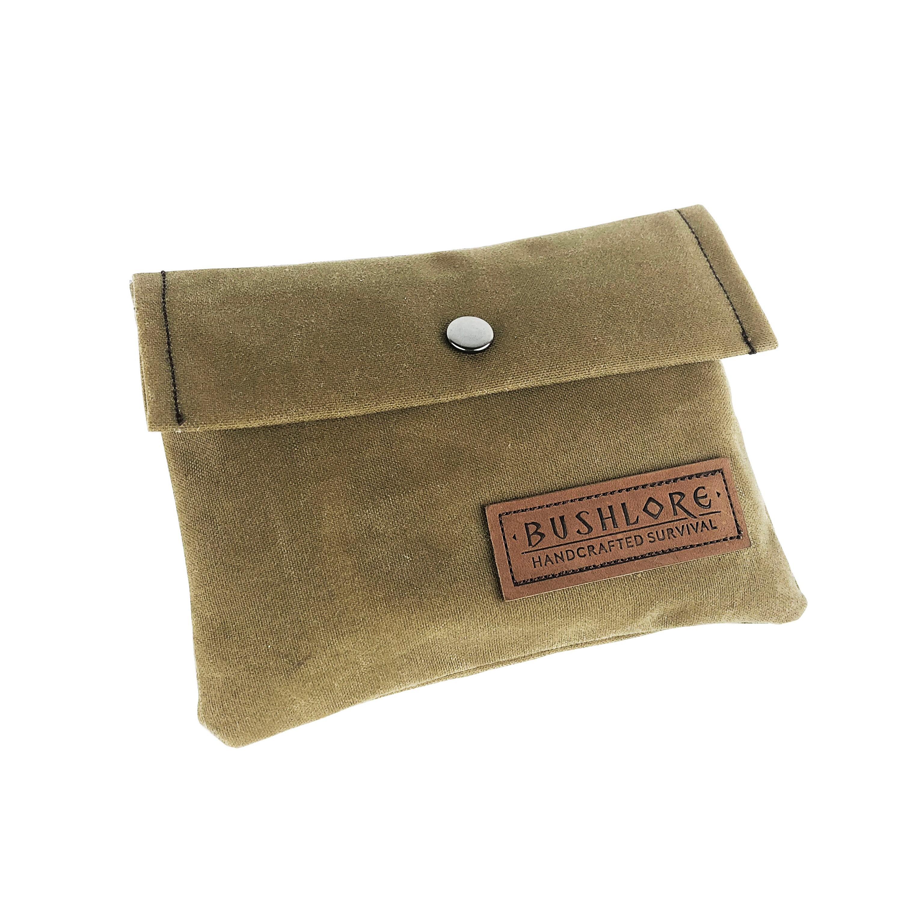 Waxed Canvas EDC Belt Pouch Fire Kit Pouch Survival Kit Etsy