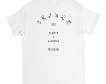 Techno Underground Crewneck T shirt Nightclub Rave Apparel plur gift