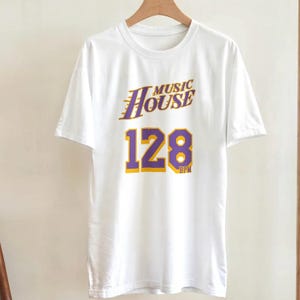 House Music - Lakers Inspired - Jersey Tshirt. Edm Gift. For him and her. Rave Jersey. Plur Jersey. Techno House fan shirt