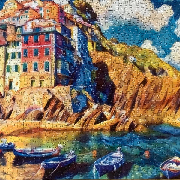 1000 Piece Jigsaw Puzzle For Adults and Kids, Gift Wrapped Options, FREE UK SHIPPING, Unique Original Artwork by Autistic Artist Ju Costain