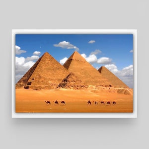 Pyramids of Giza, Egypt Print, Choice of Sizes, FREE UK POSTAGE, Quality Print