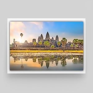 Angkor Wat Sunrise, Cambodia Travel Print, Choice of Sizes, FREE UK POSTAGE, Quality Print