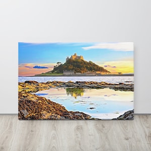 St Michael’s Mount, Cornwall, England Canvas Print - Choice of Sizes, FREE POSTAGE, Quality Canvas Print