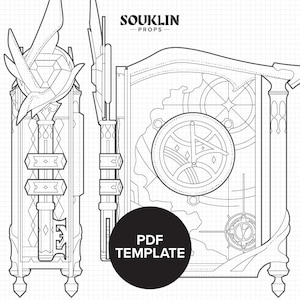 Genshin Impact - Mappa Mare Catalyst - PROP BLUEPRINT & PATTERN