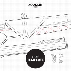 Arcane S1 - Caitlyn&#39;s Rifle - PROP BLUEPRINT & PATTERN