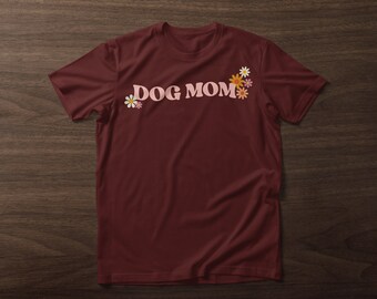 Dog Mom Retro Short Sleeve Tee