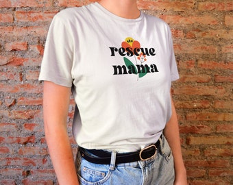 Rescue Mama Poppy Short Sleeve Tee