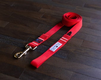 Dog Leash/ Red Dog Leash/ Nylon Webbing Dog Leash/ Dog Lead/ Navy Dog Leash/ Everyday Dog Leash/ Adventure Dog Leash/ Easy Dog Leash