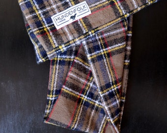 Fall Plaid Dog Scarf