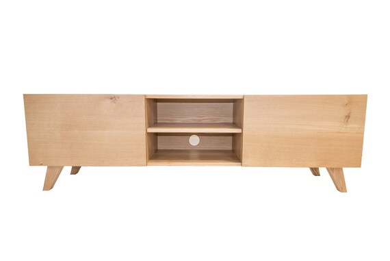 Media Cabinet Entertainment Center Solid Walnut Mid Century New Zealand Media Cabinet Entertainment Center, Mid Century Tv Cabinet Nz