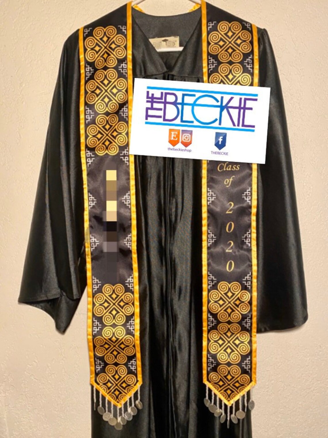 Custom Printed Graduation Stole 2021 Hmong & Mien Etsy