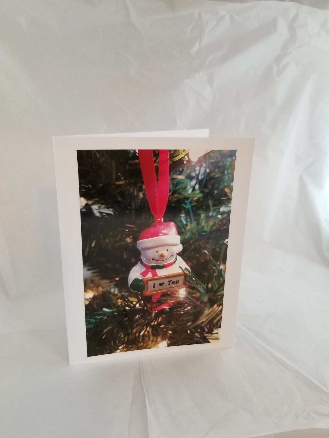 I Love You Christmas Card | Etsy