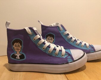 purple high tops