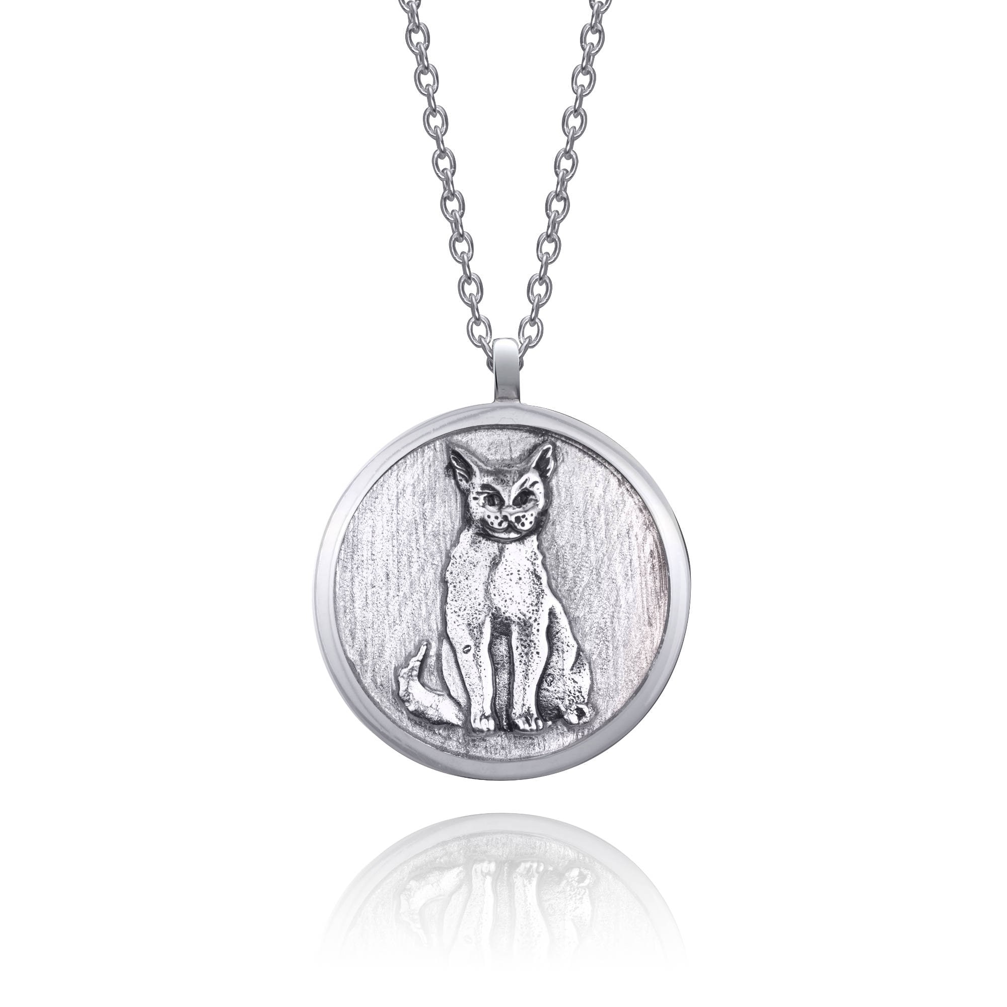 Kitty Cat Sterling Silver Round 