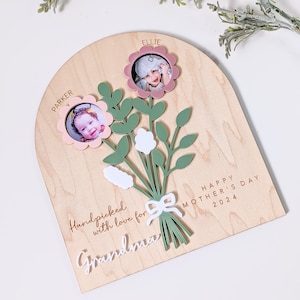 Cadeau fête des mères d'un fils, d'une fille, 1er cadeau pour la fête des mères, idées cadeaux pour grand-mère, cadeaux DIY pour la fête des mères, cadre photo pour la fête des mères