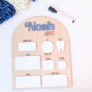 Personalized Baby Monthly Milestone Sign, Wooden Milestone Board, Baby Photo Prop, New Baby Girl Gift