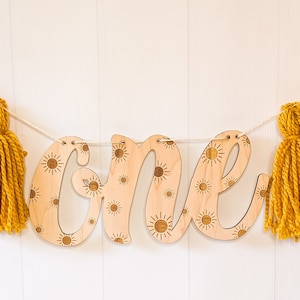 1st Birthday High Chair Banner, First Trip Around the Sun Birthday, You Are My Sunshine Birthday, First Birthday Girl Decorations