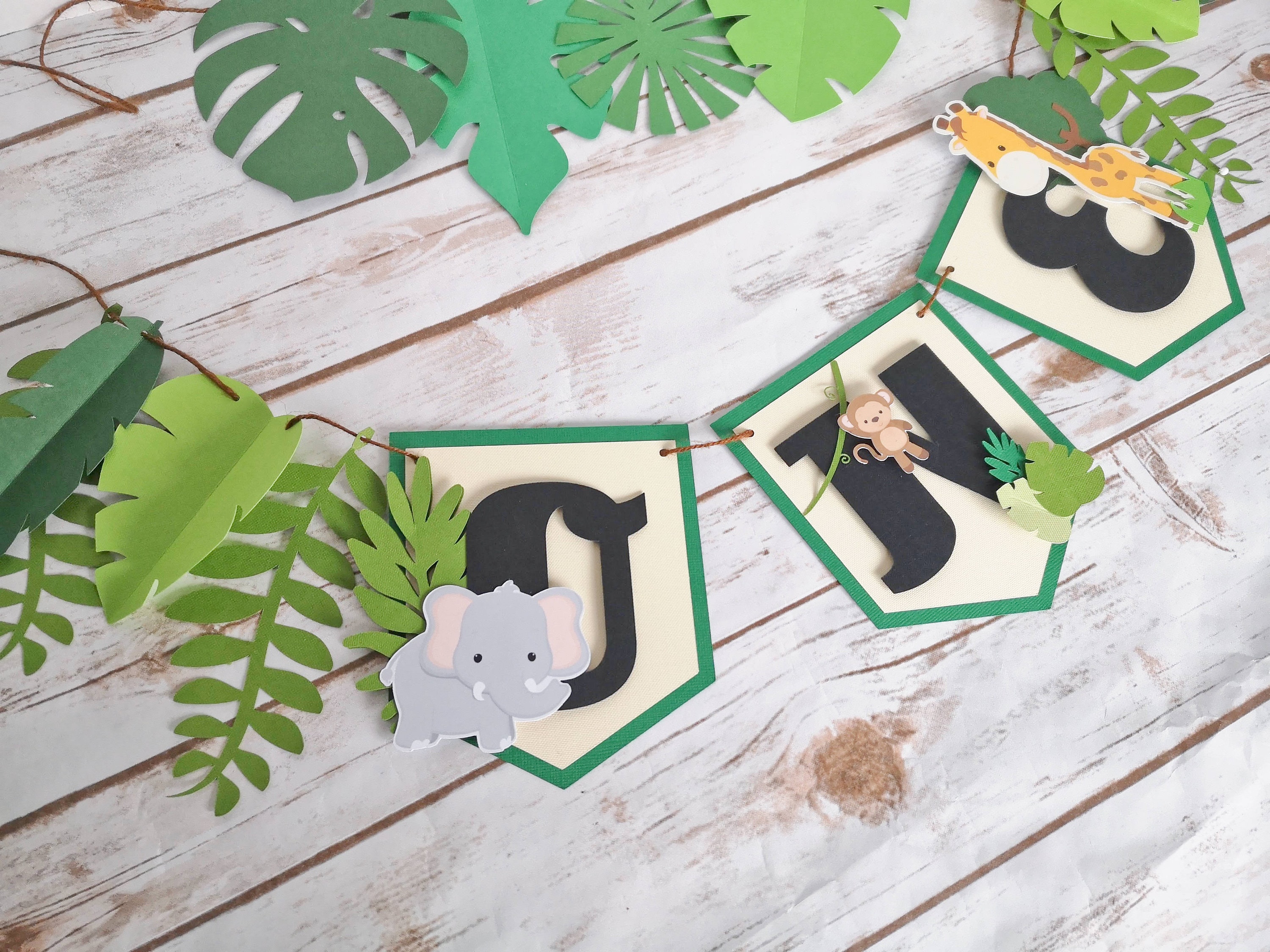 Wild One Cake Topper Décorations danniversaire safari 1er Etsy