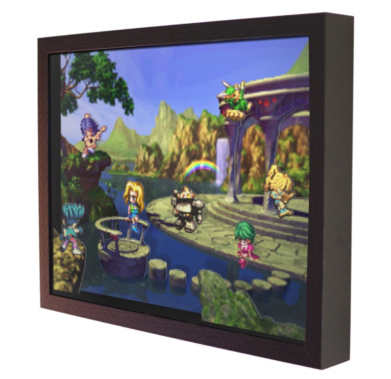 Saga Frontier 3D Shadow Box 11 X 14 Handmade Etsy