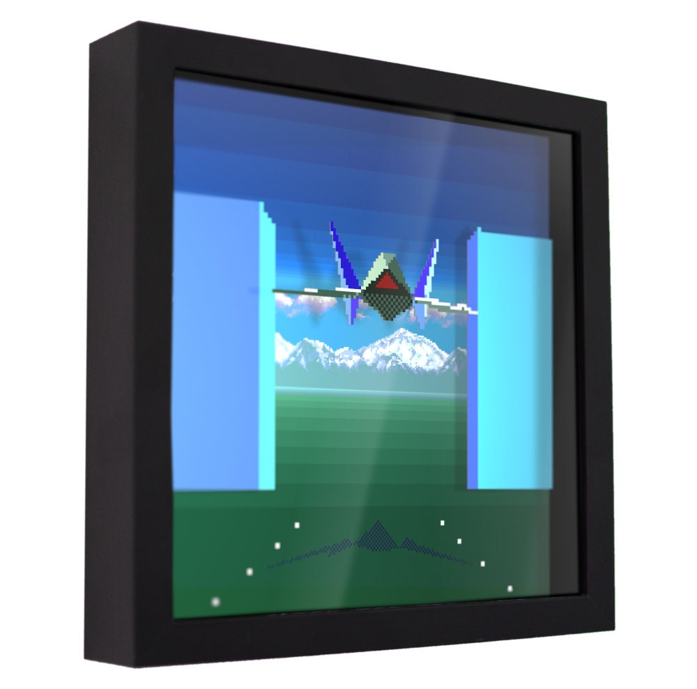 Star Fox Corneria 3D Shadow Box: Retro Gaming Wall Art - Etsy