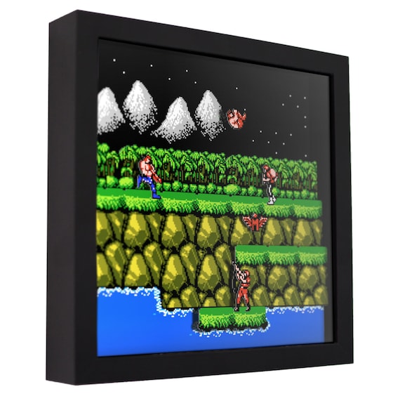 Retro game hotsell shadow box