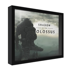 Shadow of the Colossus - 3D Shadow Box for Gamers | Handmade Wall Art | Unique Gaming Gift | Retro Video Game Decor | Gaming Room | Classic