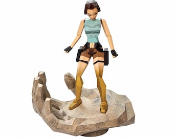 Tomb Raider (Midas Touch) Statue - Gaming Decor 3d Diorama Gamer Collectible Gift