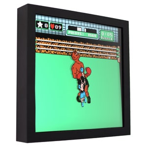 Punch-Out!! 3D Shadow Box: Handmade Retro Gaming Wall Art