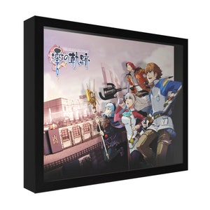 The Legend of Heroes 3D Shadow Box: Retro Gaming Wall Art